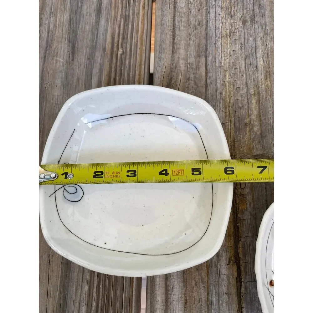Decorative square dish set/2